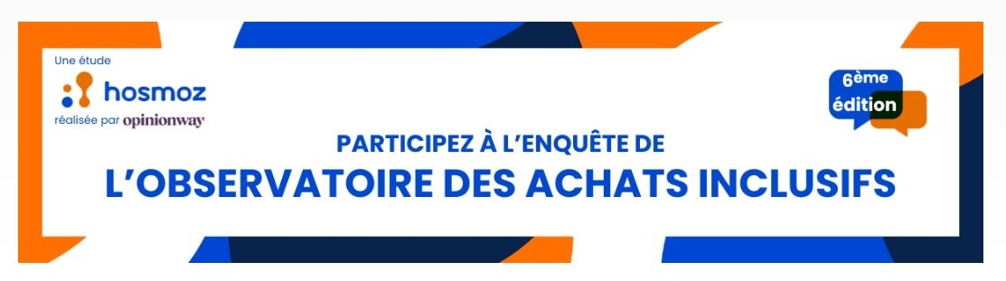Lancement de la 6ème édition de l'Observatoire des achats inclusifs